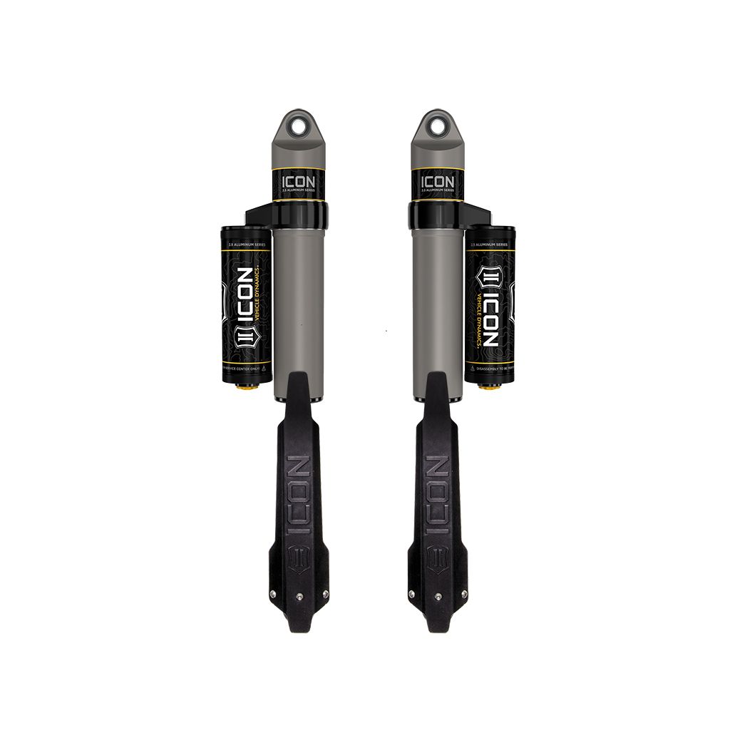ICON VEHICLE DYNAMICS | 2020-2023 Jeep Gladiator 1.5 Inch Lift Rear V.S. 2.5 Aluminum Series Shock Absorbers Piggyback Reservoir Pair Icon Vehicle Dynamics | 27727P