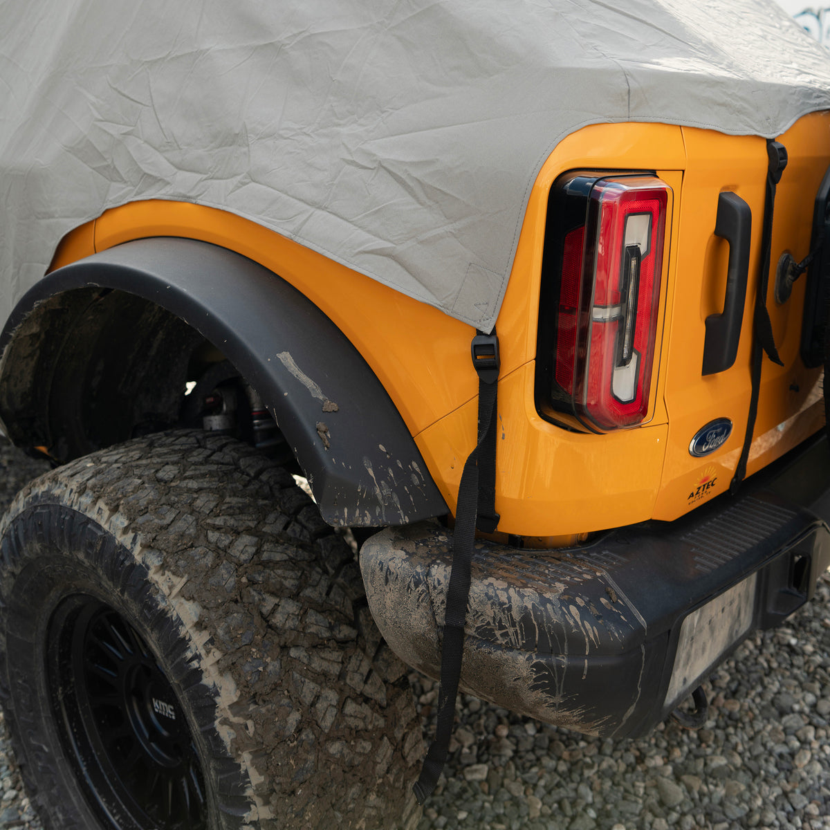 Cab Cover w/ Door Flaps – Gray (21+ Bronco 4-Door) view 5