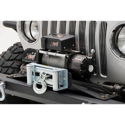 SMITTYBILT | Winch Plate Raised Fits Aftermarket Bumpers 87-06 Wrangler YJ/TJ/LJ Smittybilt |2802