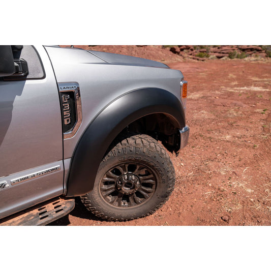 Husky Liners | Extend-A-Fender 4 PC Fender Flare Set For 2017-2022 F-250/F-350 Super Duty Husky Liners | 2802943 on truck