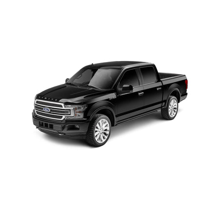 Husky Liners | OE Style Fender Flares Black Smooth Finish 4-Piece Set For 2018-2020 F-150 Husky Liners | 2802948 installed on black Ford F-150.