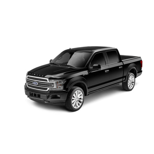 Husky Liners | OE Style Fender Flares Black Smooth Finish 4-Piece Set For 2018-2020 F-150 Husky Liners | 2802948 installed on black Ford F-150.