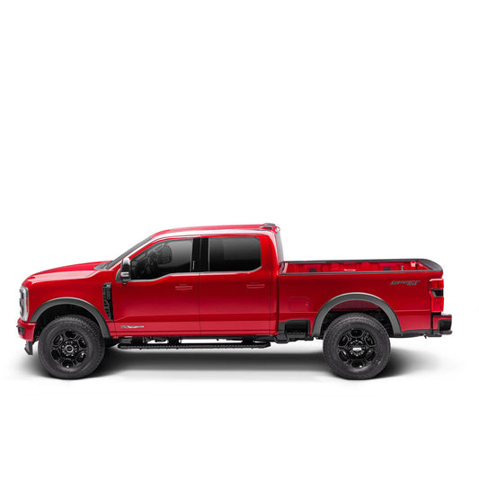 Husky Liners | OE Style Fender Flares Black Smooth Finish 4-Piece Set For 2023-2026 F-250/F-350 Super Duty Husky Liners | 2802970 on red truck