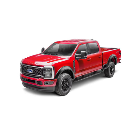 Husky Liners | Extend-A-Fender 4 PC Fender Flare Set For 2023-2026 F-250/F-350 Super Duty Husky Liners | 2802971 on a red truck