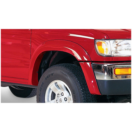 Husky Liners | Extend-A-Fender 4 PC Fender Flare Set For 1996-2002 4Runner Husky Liners | 28031913 installed on red vehicle