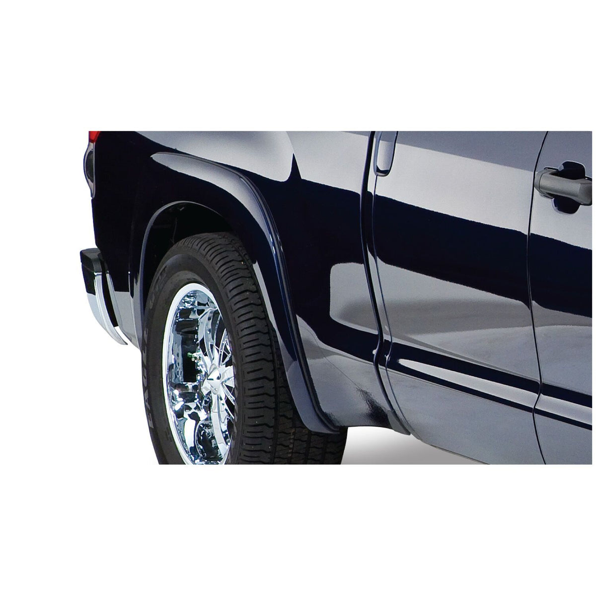 HUSKY LINERS | OE Style Fender Flares Black Smooth Finish 4-Piece Set For 07-13 Tundra w/o Factory Mud Flaps Installed | HUS2803910