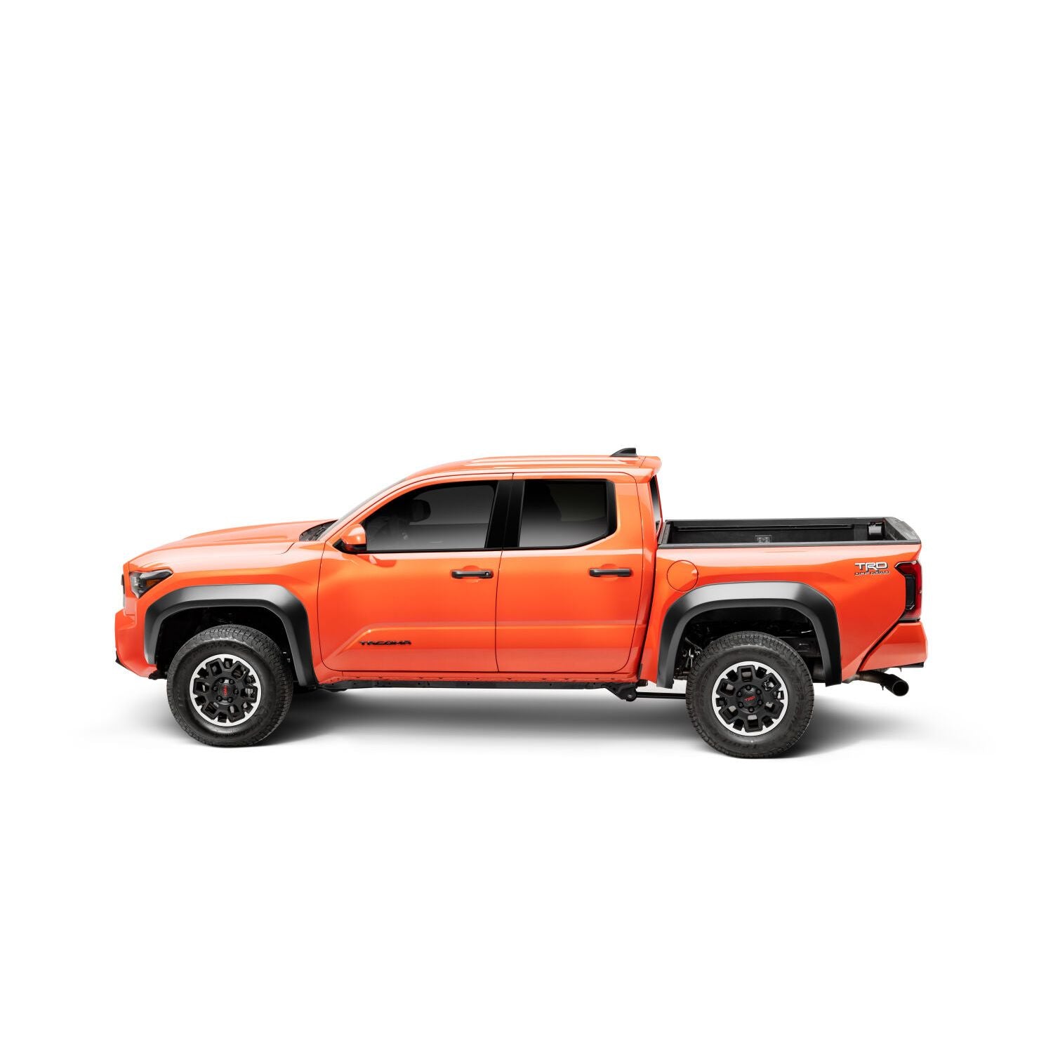 Husky Liners | Extend-A-Fender 4 PC Fender Flare Set For 2024-2026 Tacoma Husky Liners | 2803931 installed on orange Tacoma