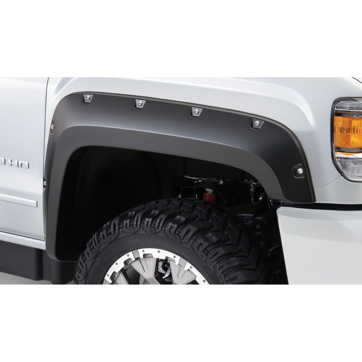 Husky Liners | Pocket Style Fender Flare 4 PC Set For 2015-2019 Silverado 2500 HD/3500 HD Husky Liners | 2804967 installed on truck