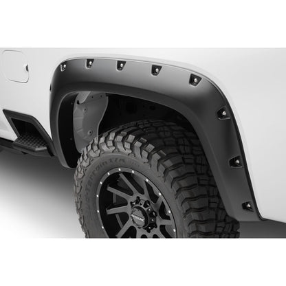 Husky Liners | Pocket Style Fender Flare 4 PC Set For 2020-2026 Silverado 2500 HD/3500 HD Husky Liners | 2804982 on truck wheel