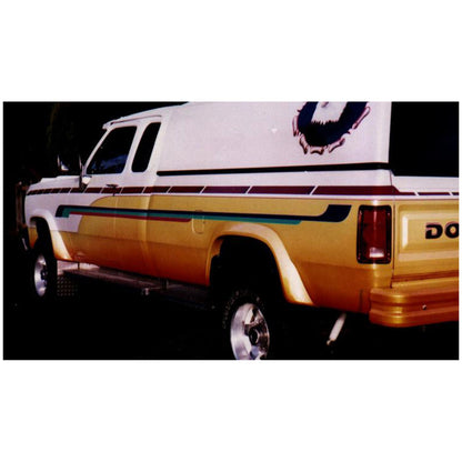 Husky Liners | Extend-A-Fender 4 PC Fender Flare Set For 1981-1993 D250/Ramcharger Husky Liners | 2805901 on a classic Dodge truck.