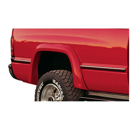 Husky Liners | Extend-A-Fender 4 PC Fender Flare Set For 1994-2002 Ram 1500/2500/3500 Husky Liners | 2805902 on red truck