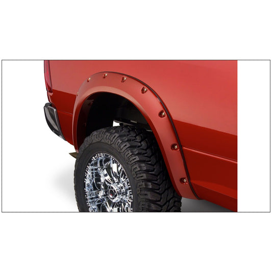 Husky Liners | Pocket Style Fender Flare 4 PC Set For 2010-2018 Ram 2500/3500, 2500, 3500 Husky Liners | 2805919 on truck wheel