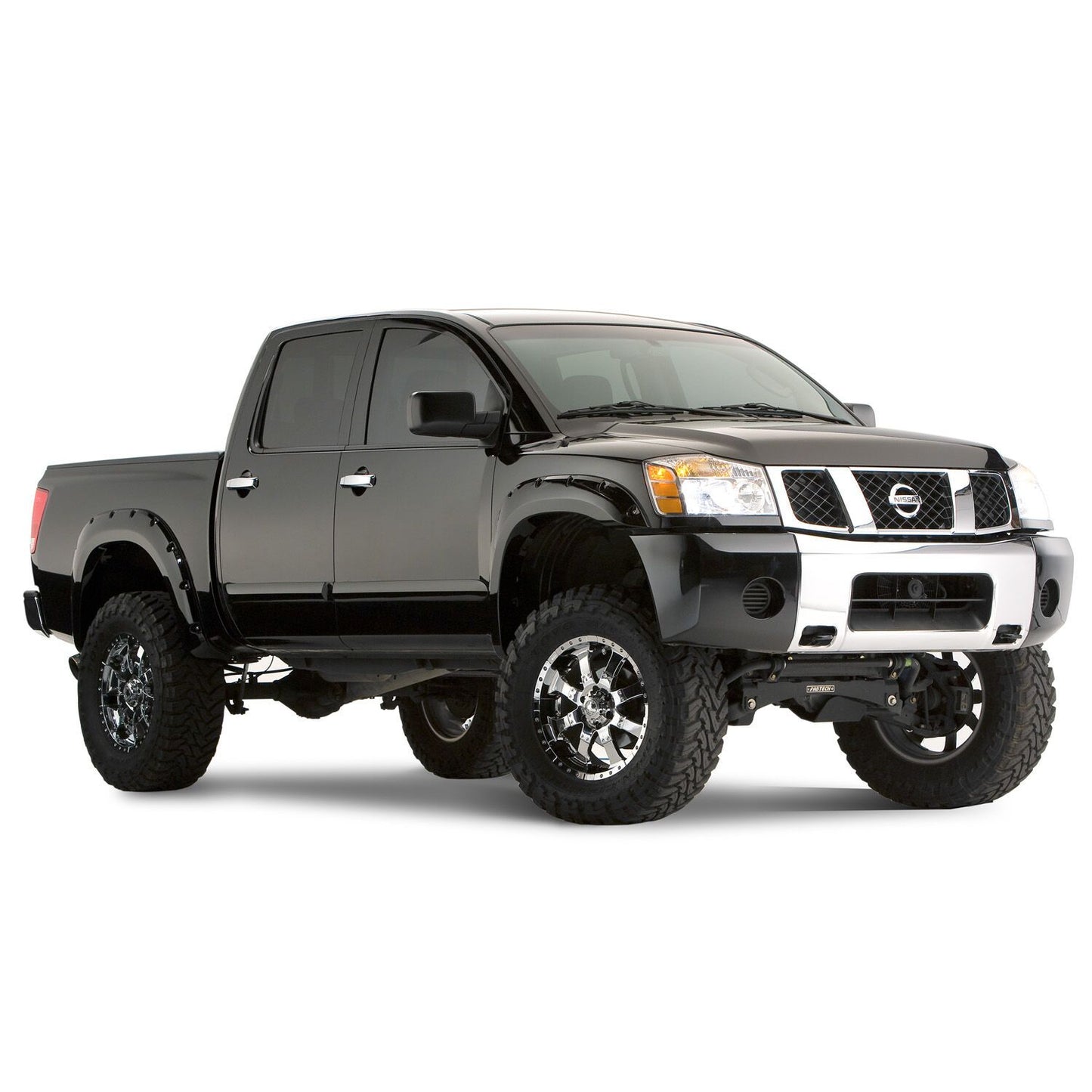 Husky Liners | Pocket Style Fender Flare 4 PC Set For 2004-2015 TITAN Husky Liners | 2807907 installed on a Nissan TITAN truck.