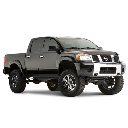 Husky Liners | Pocket Style Fender Flare 4 PC Set For 2004-2015 TITAN Husky Liners | 2807907 installed on a Nissan TITAN truck.