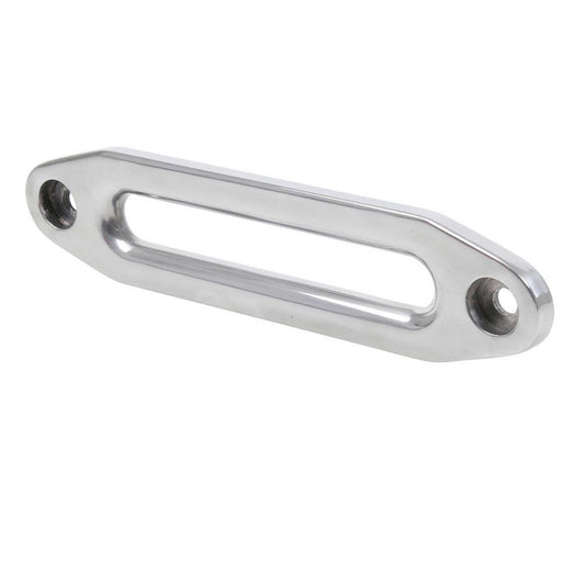 SMITTYBILT | Aluminum Hawse Fairlead For Synthetic Ropes 10 on Center Bolt Pattern Polished W/ No Logo Smittybilt |2809