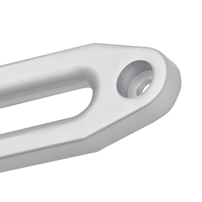 SMITTYBILT | Aluminum Hawse Fairlead For Synthetic Ropes 10 on Center Bolt Pattern Polished W/ No Logo Smittybilt |2809