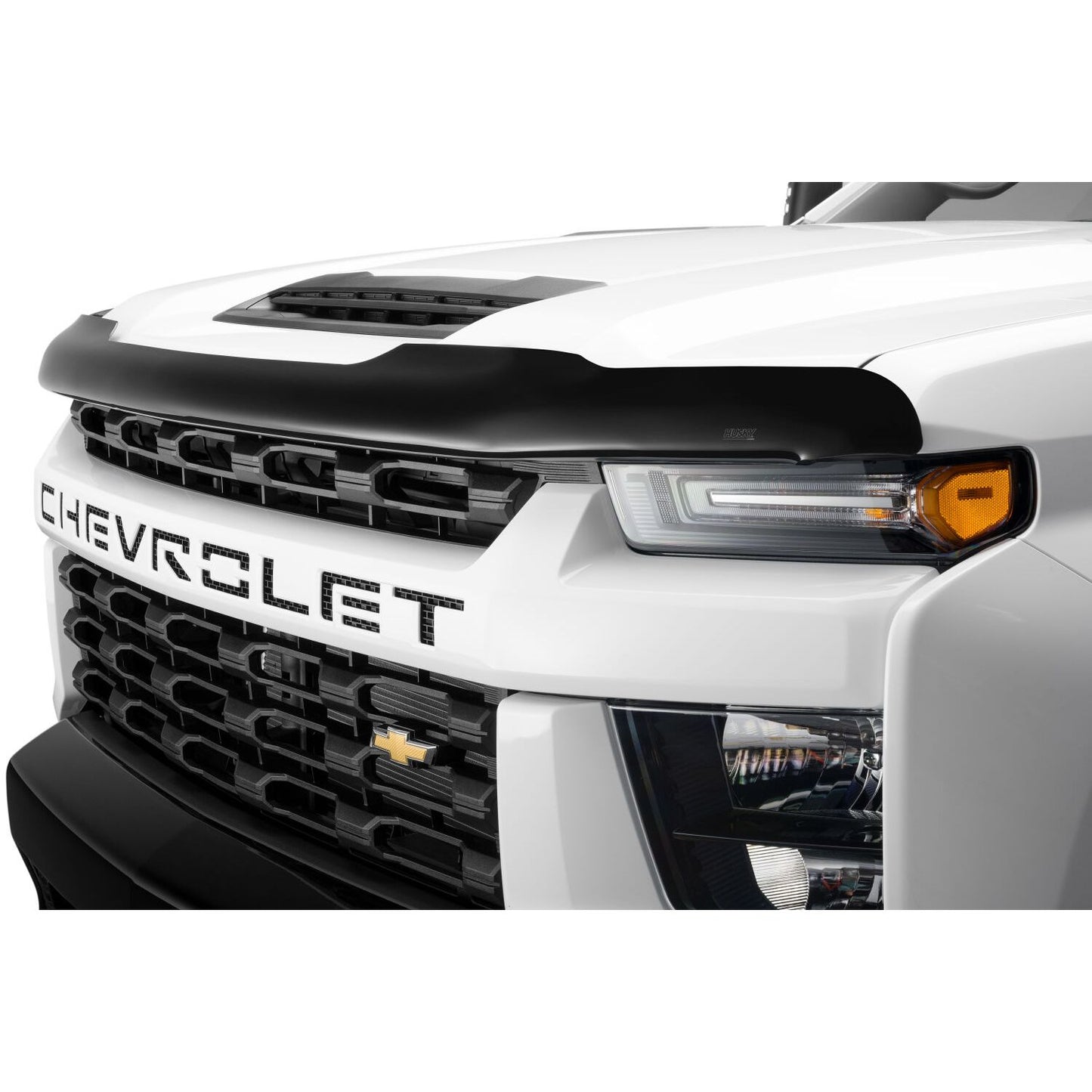 Husky Liners | Hood Shield Smoke For 2014-2015 Silverado 1500 Husky Liners | 2815121 installed on truck