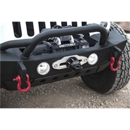 SMITTYBILT | AWS Aluminum Winch Shackle Works with 3/4 inch & 7/8 Inch D Rings Smittybilt |2820