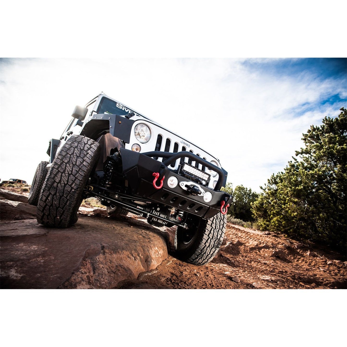 SMITTYBILT | AWS Aluminum Winch Shackle Works with 3/4 inch & 7/8 Inch D Rings Smittybilt |2820