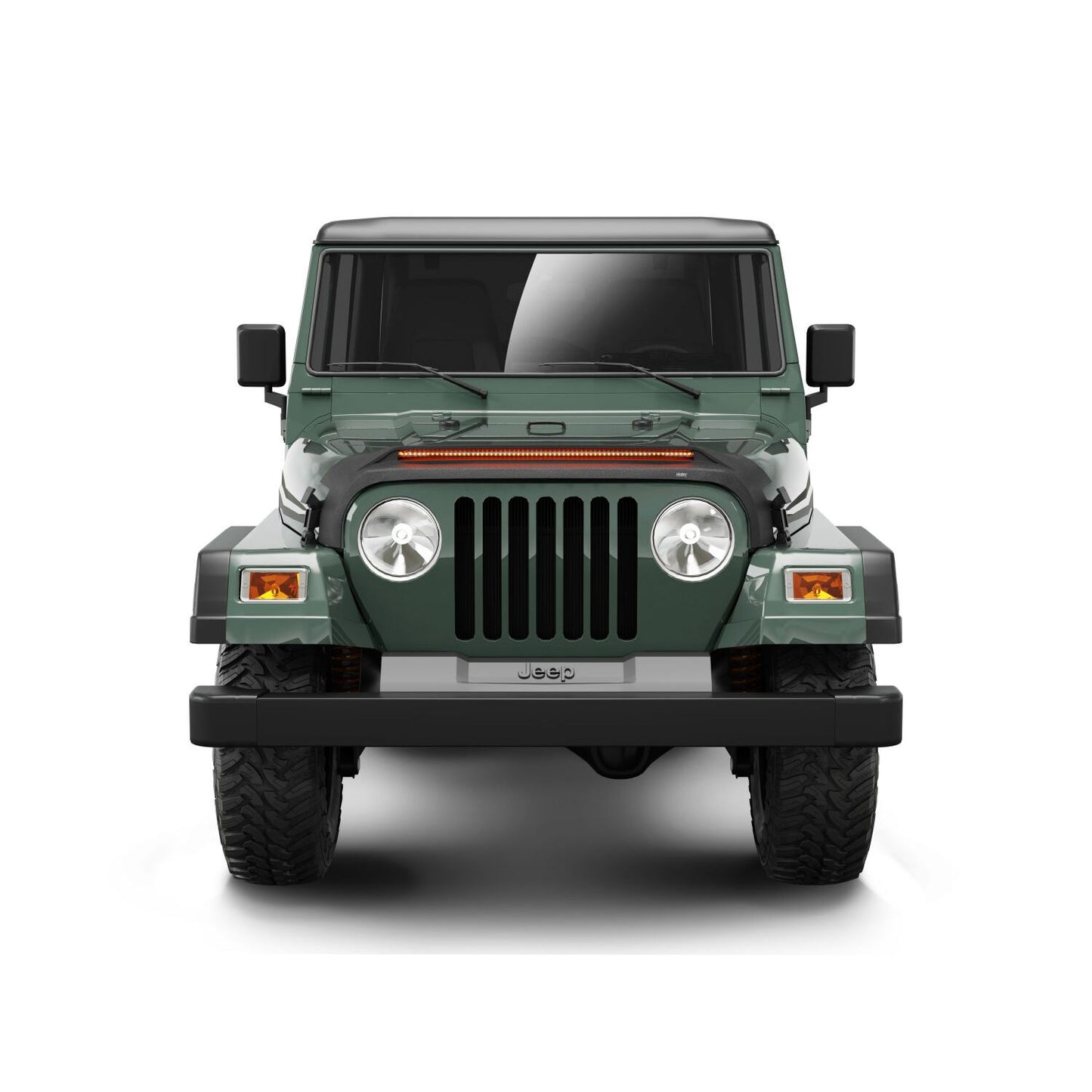 Husky Liners | Husky Liner Aeroskin Lightshield PRO Hood Protector For 1997-2006 Jeep Wrangler Husky Liners | 2820091 on Jeep