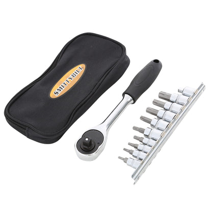 SMITTYBILT | 9 Peace Torx Set T15-T50 3/8 Ratchet 9 Chrome Vanaduim Bits Smittybilt |2830
