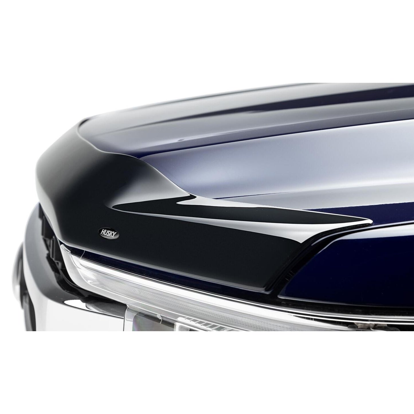 Husky Liners | Aeroskin Hood Protector Smoke For 2007-2013 Sierra 1500 Husky Liners | 2842003 close-up on vehicle hood