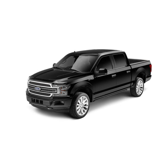 Husky Liners | Aeroskin Hood Protector Smoke For 2015-2020 F-150 Husky Liners | 2842096 on a black Ford truck.