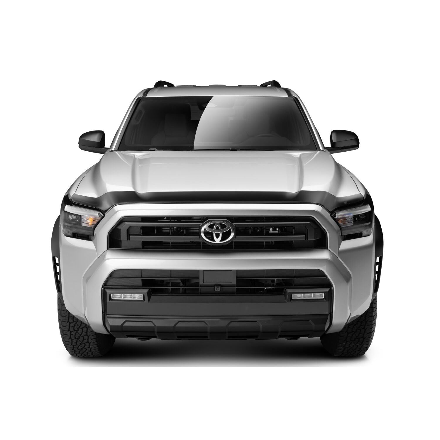 Husky Liners | Aeroskin Hood Protector Smoke For 2024-2025 Tacoma/4Runner Husky Liners | 2842279 installed on a Toyota truck.
