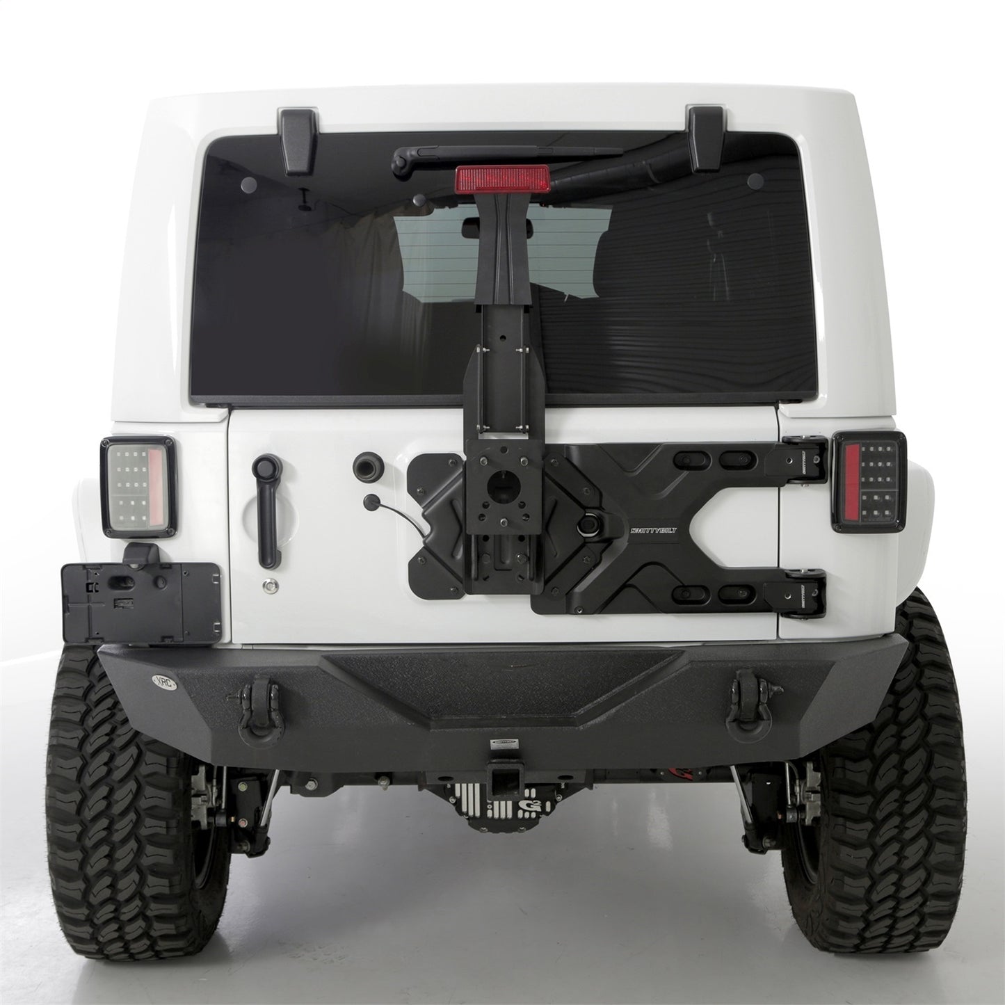 SMITTYBILT | Pivot HD Tire Carrier for 07-18 Jeep Wrangler JK Smittybilt |2843