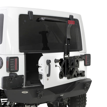 SMITTYBILT | Pivot HD Tire Carrier for 07-18 Jeep Wrangler JK Smittybilt |2843
