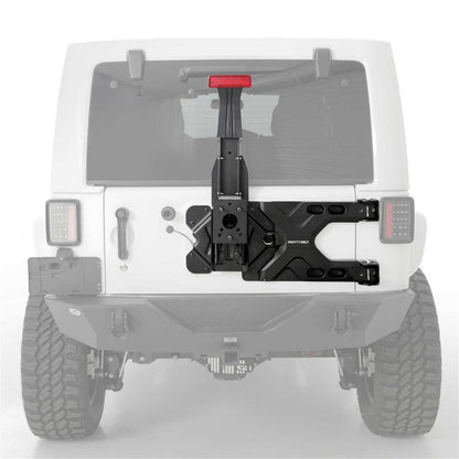 SMITTYBILT | Pivot HD Tire Carrier for 07-18 Jeep Wrangler JK Smittybilt |2843