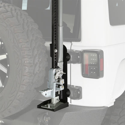SMITTYBILT | Pivot HD Tire Carrier for 07-18 Jeep Wrangler JK Smittybilt |2843