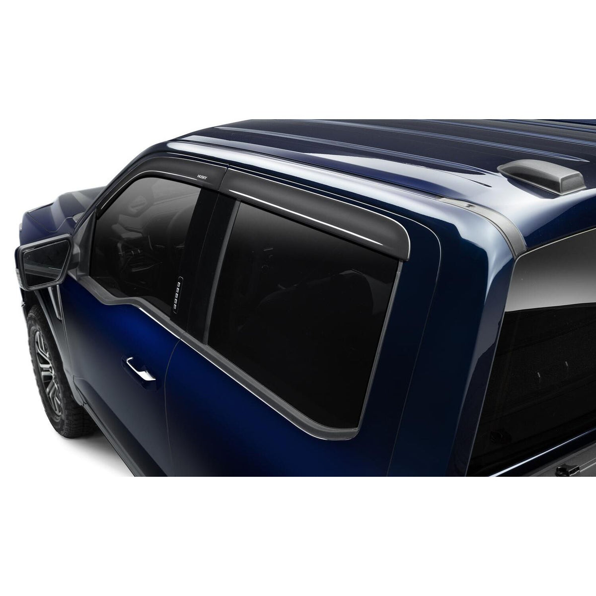 HUSKY LINERS | Low Profile Ventvisor Deflector Smoke Outside Mount 4 Piece For 07-21 Tundra Crew Cab | HUS2854012