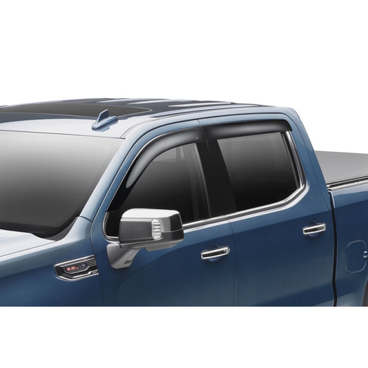 Husky Liners | Low Profile Ventvisor Deflector Smoke Outside Mount 4 Piece For 2024-2025 Silverado/Sierra EV Husky Liners | 2854110