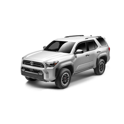 Husky Liners | Low Profile Ventvisor Deflector Smoke Outside Mount 4 Piece For 2025 4Runner Husky Liners | 2854149 on a silver 2025 Toyota 4Runner.