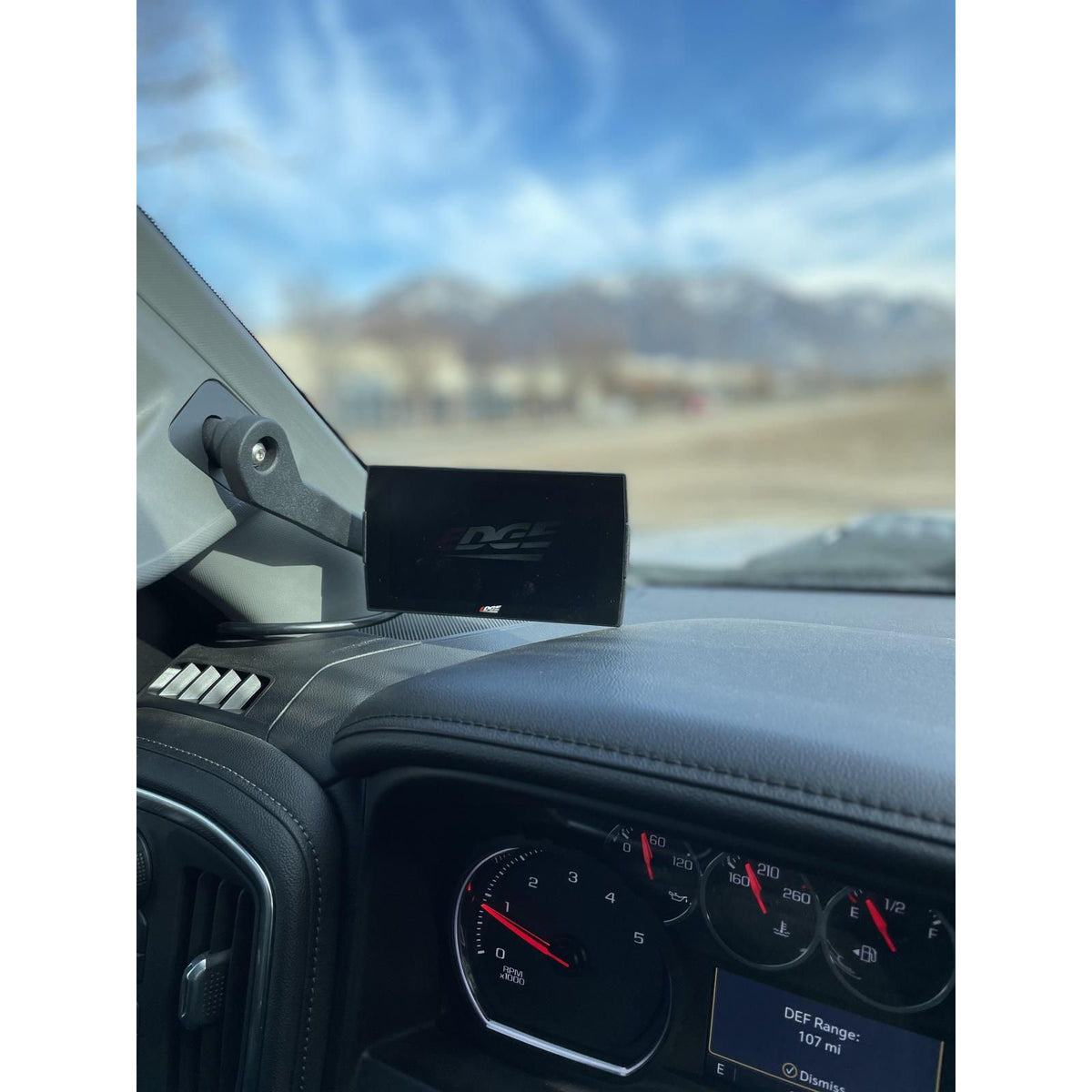 EDGE PRODUCTS A-pillar Display Mount 2020-2023 Silverado/sierra 2500/3500 product view 2