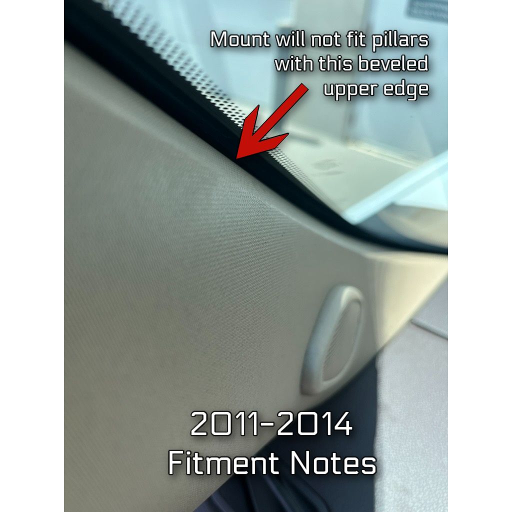 EDGE PRODUCTS CTS3 Pillar Display Mount For 2007.5-2014 Silverado/sierra 2500/3500 product view 2