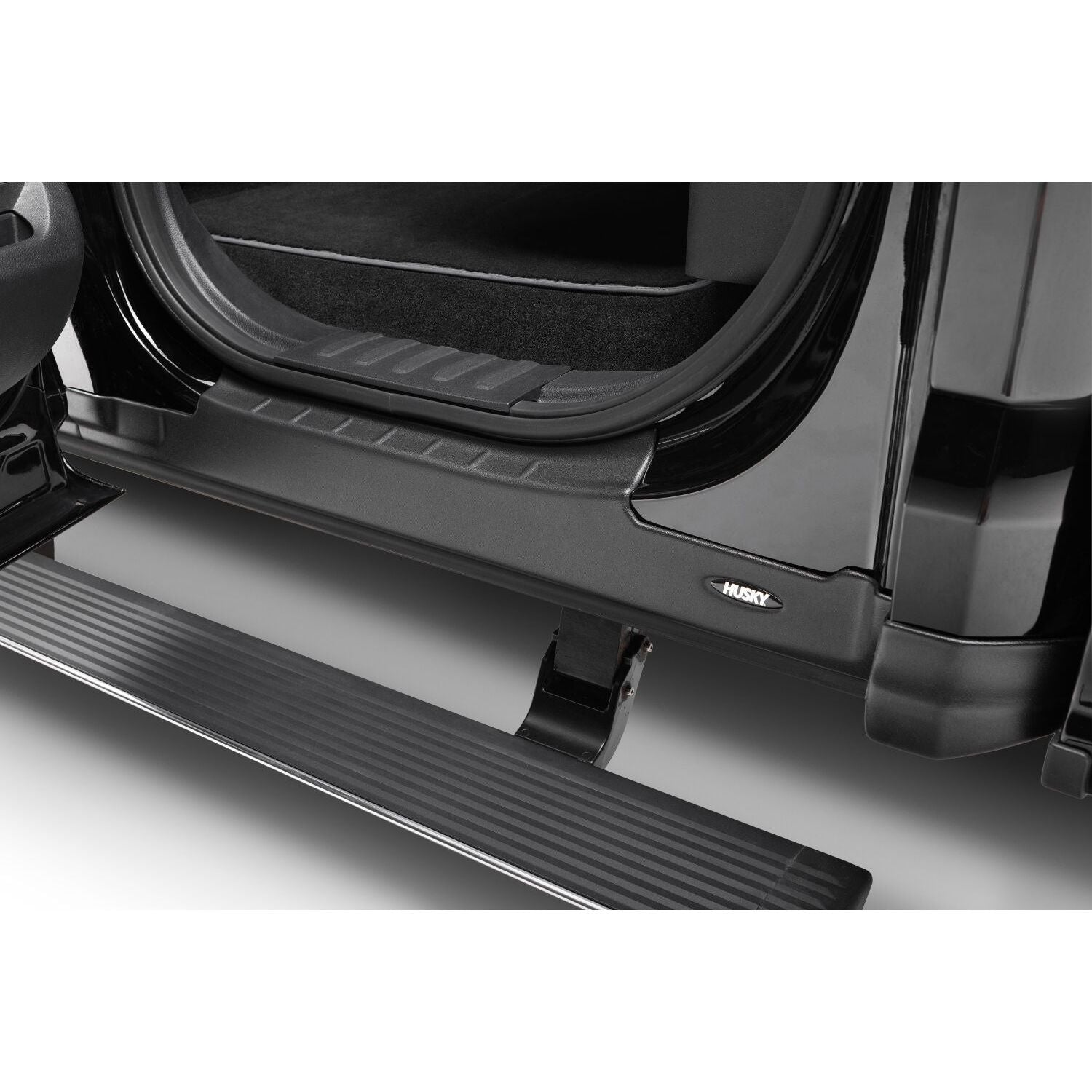 Husky Liners | Trail Armor Rocker Panel Black, Incl. Side Panels/Sill Plate Cover For 2015-2022 F-150, F-250 Super Duty, F-350 Super Duty, F-450 Super Duty Husky Liners | 2874066