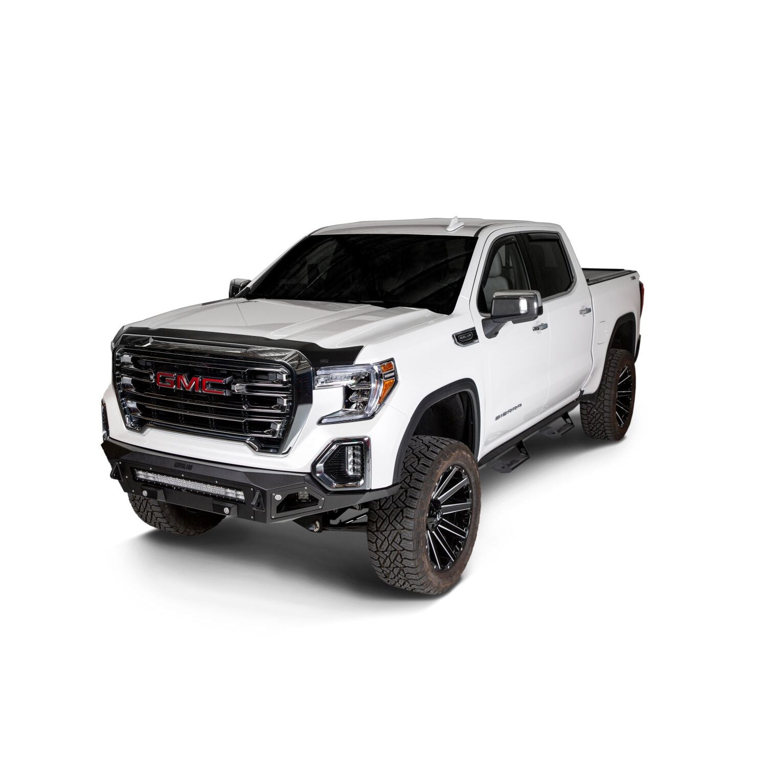 Husky Liners | Aeroskin Hood Protector Matte Black Low Profile For 2014-2019 Sierra 1500/1500 Limited Husky Liners | 2877075 on GMC truck