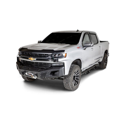 Husky Liners | Aeroskin Hood Protector Matte Black Low Profile For 2016-2019 Silverado 1500/1500 LD Husky Liners | 2877123 installed on truck