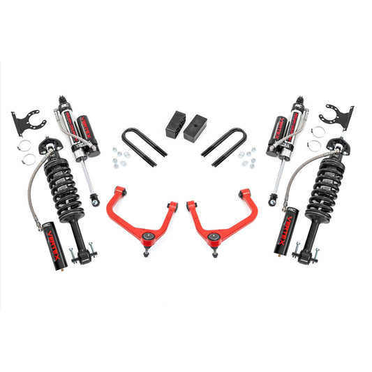 ROUGH COUNTRY | 3.5 Inch Lift Kit  Mono Leaf Rear  Vertex  GMC Sierra 1500 2WD/4WD (25-26) | 28850RED_A
