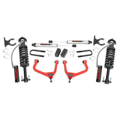 ROUGH COUNTRY | 3.5 Inch Lift Kit  Mono Leaf Rear  Vertex/V2  GMC Sierra 1500 (25-26) | 28857RED_A