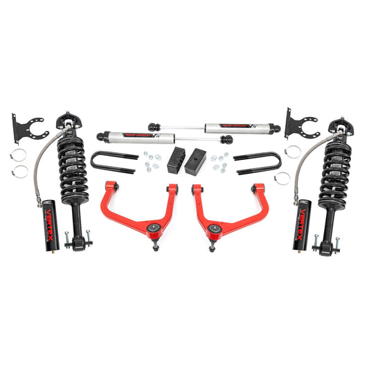 ROUGH COUNTRY | 3.5 Inch Lift Kit  Mono Leaf Rear  Vertex/V2  GMC Sierra 1500 (25-26) | 28857RED_A