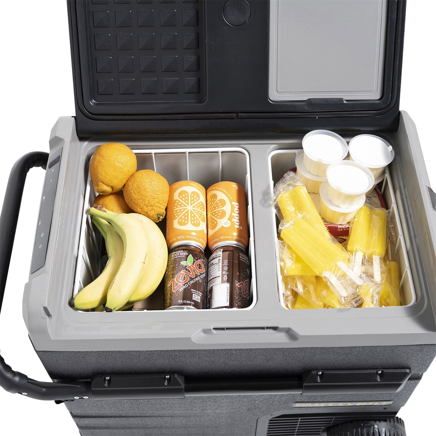 SMITTYBILT | Waypoint 55L Fridge/Freezer Dual Zone Fridge Outside Dimensions 28 inch Long x 22.5 inch tall x 18.1 Inch Wide Smittybilt |2889