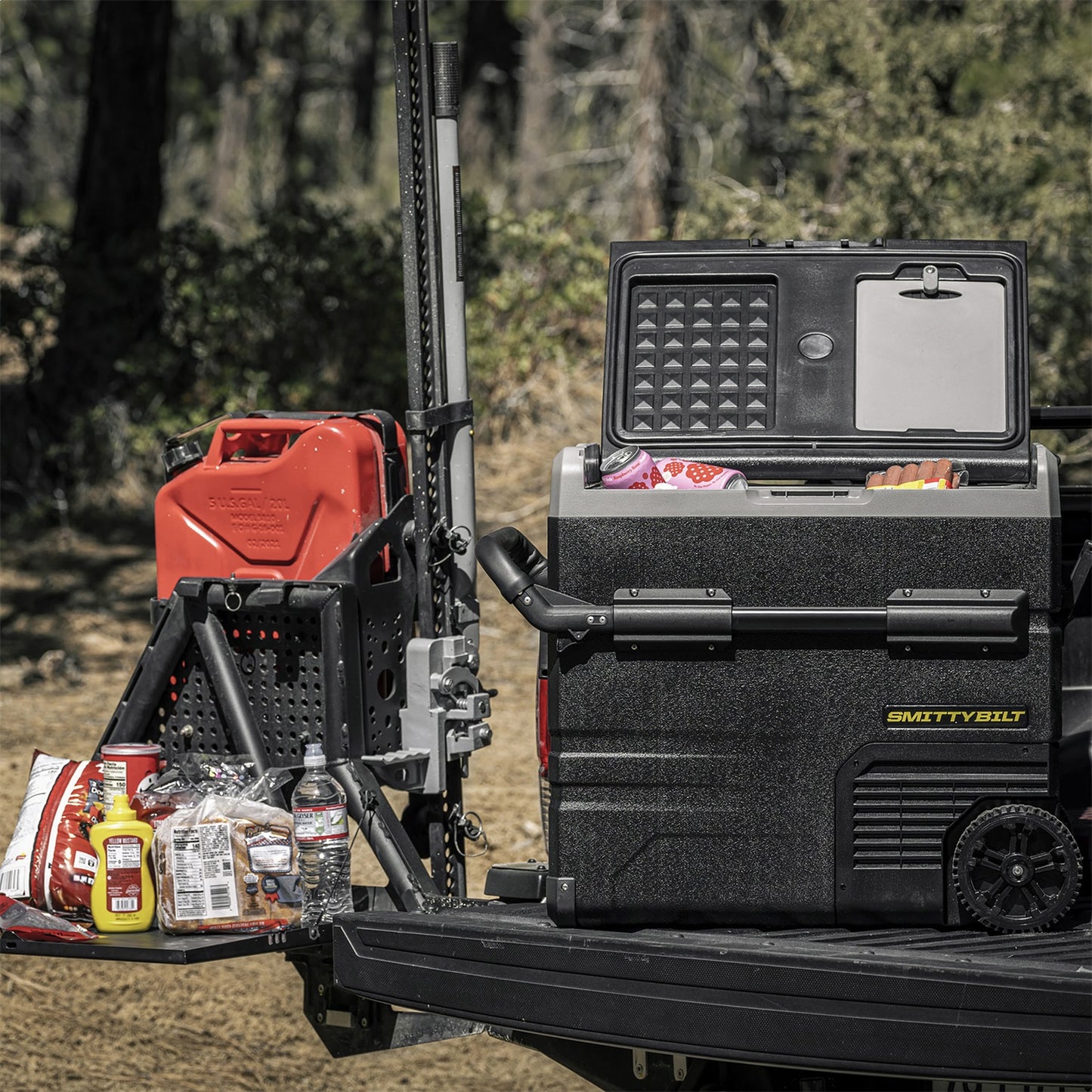 SMITTYBILT | Waypoint 55L Fridge/Freezer Dual Zone Fridge Outside Dimensions 28 inch Long x 22.5 inch tall x 18.1 Inch Wide Smittybilt |2889