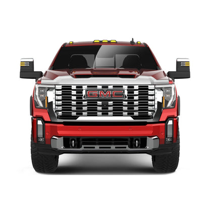 Husky Liners | Husky Aeroskin Hood Protector Chrome For 2020-2026 Silverado 2500 HD/3500 HD Husky Liners | 2892187 on GMC truck