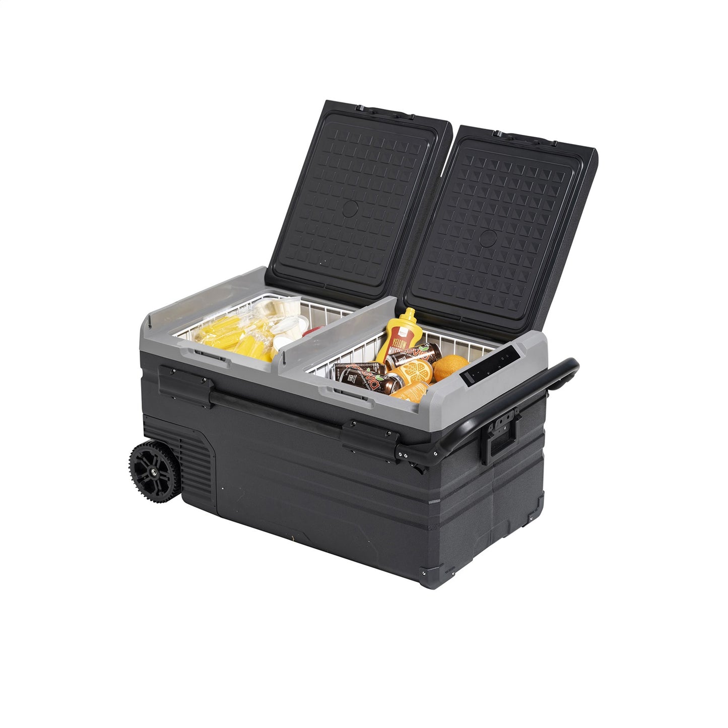 SMITTYBILT | Basecamp 75L Fridge/Freezer Dual Zone Fridge Outside Dimensions 36.9 inch Long x 18.3 Inch Tall x 21.1 Inch Wide Smittybilt |2989