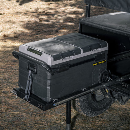 SMITTYBILT | Basecamp 75L Fridge/Freezer Dual Zone Fridge Outside Dimensions 36.9 inch Long x 18.3 Inch Tall x 21.1 Inch Wide Smittybilt |2989