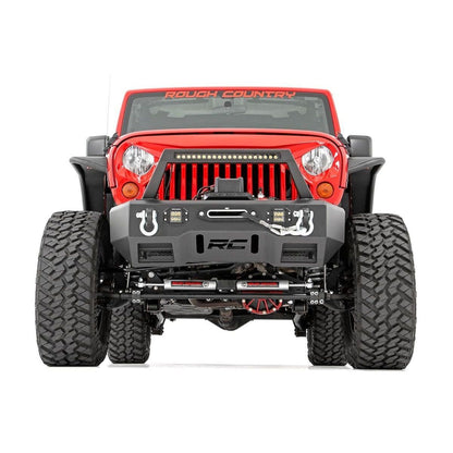 ROUGH COUNTRY N3 Steering Stabilizer | Dual | 2-8 Inch Lift | Jeep Wrangler JK/Wrangler Unlimited (07-18) | 8734930