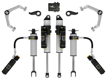 ICON K78373 2020-2026 Chevrolet Silverado/GMC Sierra 2500/3500 HD, 2-3.5" Lift, Stage 3 3.0 Suspension System, Billet